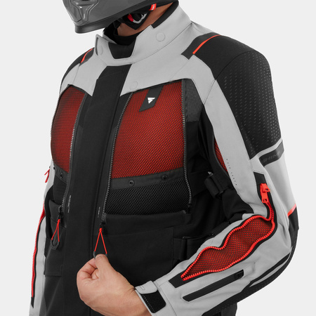 Kurtka motocyklowa Shima Hero 3.0 G2 Grey/Red