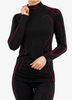 Bluza damska Brubeck Cooler amarantowy