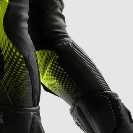 Spodnie motocyklowe Rebelhorn Inferno Black White Fluo Yellow