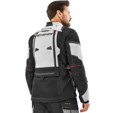 Kurtka motocyklowa Shima Tracker Light Grey