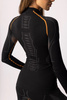 Damska koszulka termoaktywna Spaio Extreme Pro Black/Orange