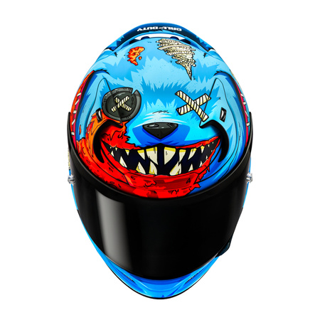 Kask motocyklowy HJC RPHA 12 Mister Peeks Cod Blue Red
