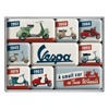 Zestaw magnesów Vespa model chart