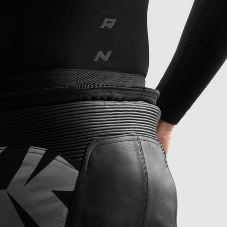 Spodnie motocyklowe Rebelhorn Inferno Black White