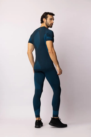 Koszulka termoaktywna z krótkim rękawem Spaio Breeze Black/Blue