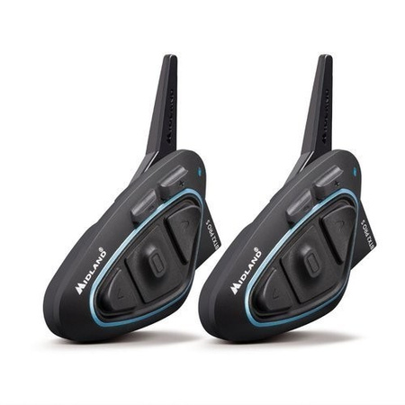 Interkom MIDLAND BTX2 PRO S LR Hi-Fi 2 słuchawki