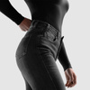 Jeansy motocyklowe Rebelhorn Classic Washed Black Monolayer Women