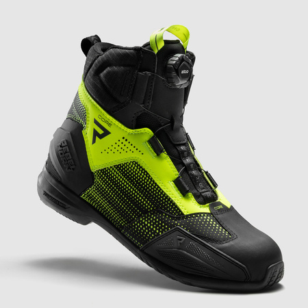 Buty motocyklowe Rebelhorn Core Black/Fluo Yellow