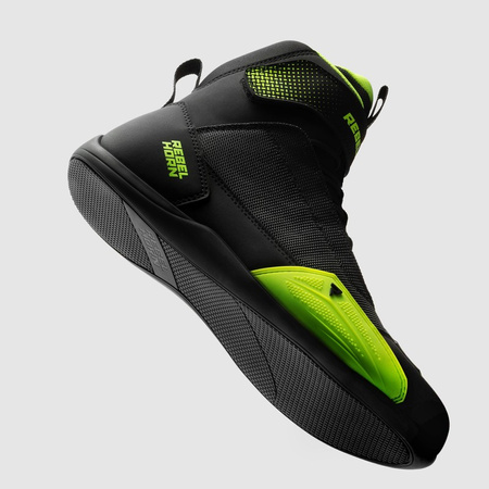Buty motocyklowe Rebelhorn Swift Black Fluo Yellow