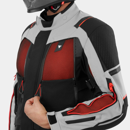 Kurtka motocyklowa Shima Hero 3.0 G2 Grey/Red