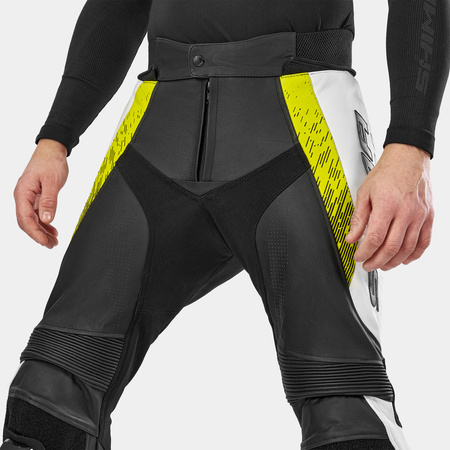 Spodnie motocyklowe Shima STR 2.0 żółty fluo