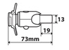LAMPA Opti Screw uchwyt przykręcany śrubą M8
