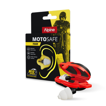 Zatyczki, stopery motocyklowe do uszu ALPINE MotoSafe Tour