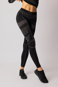 Damskie spodnie termoaktywne Spaio Thermo Evo Black/Grey