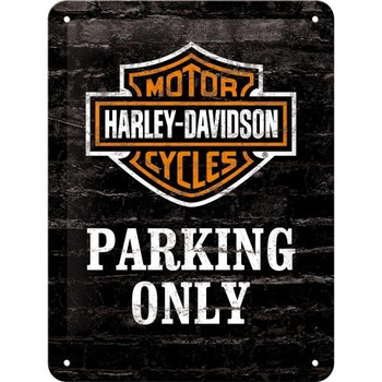 Tabliczka metalowa 15x20 Harley-Davidson Parking Only