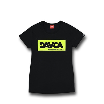 T-shirt damski DAVCA Fluo Logo