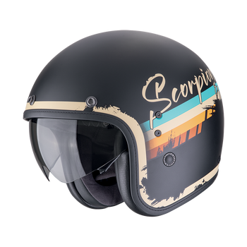 Kask Scorpion Belfast Evo Adonis Matt Black-Beige