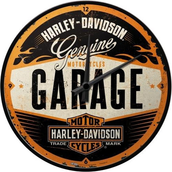 Zegar ścienny Harley-Davidson Garage