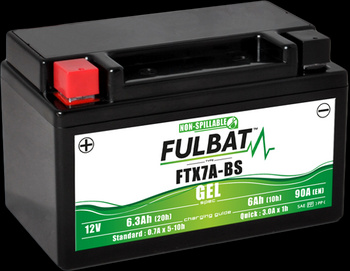 Akumulator żelowy FULBAT FTX7A-BS YTX7A-BS