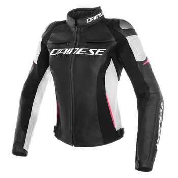 Kurtka Dainese Racing 3 Lady czarny/biały/fuksja