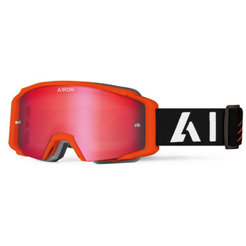 Gogle Airoh Blast XR1 Orange Matt Szyba Red Mirrored