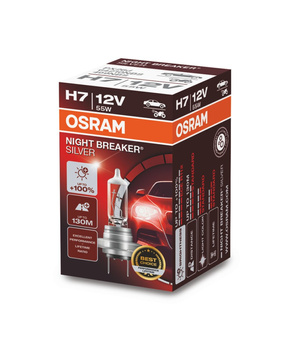 Żarówka OSRAM H7 55W 12V night breaker silver