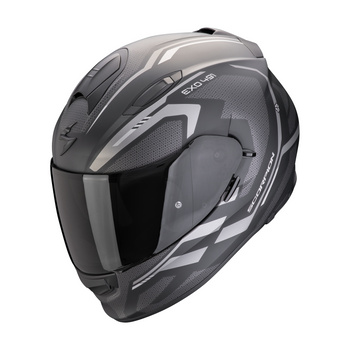 Kask Scorpion Exo-491 Kripta Matt Black-Silver