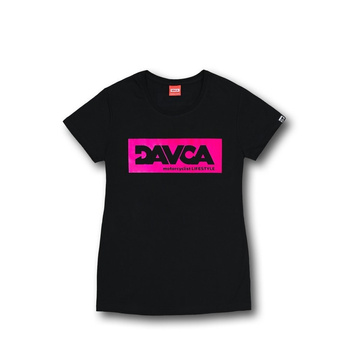T-shirt Damski DAVCA Różowy Logo