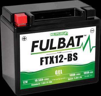 Akumulator żelowy FULBAT FTX12-BS YTX12-BS