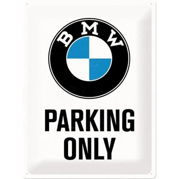 Plakat metalowy 30x40 BMW Parking Only