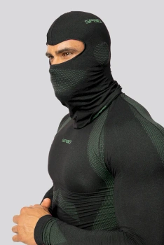 Kominiarka termoaktywna Spaio Breeze 2.0 Black/Green