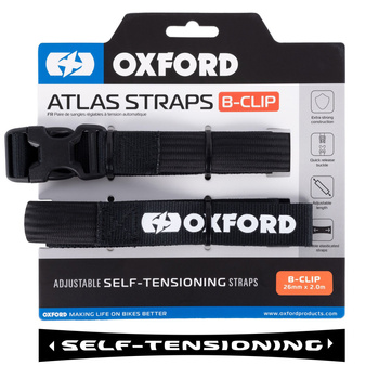 Pasy mocujące Oxford Atlas B-Clip 26mm x 2.0M Black OX321