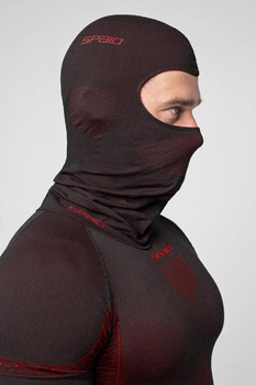 Kominiarka termoaktywna Spaio Breeze Black/Red
