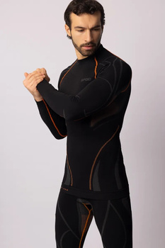 Koszulka termoaktywna Spaio Extreme Pro Black/Orange