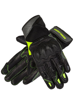 Rękawice Rebelhorn Flux II Black/Yellow Fluo