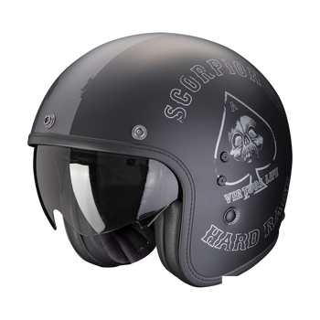 Kask Scorpion Belfast Evo Spade Matt Black-Silver