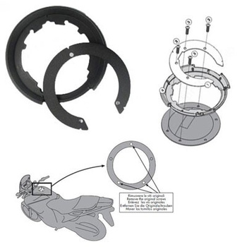 Mocowanie Kappa Tanklock Ducati Multistrada 1200 10-11, BMW K 1200R, 1200RS, R1250GS BF11K