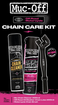 Muc-Off zestaw do pielęgnacji łańcucha Off-Road Motorcycle Chain Care Kit