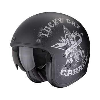 Kask Scorpion Belfast Evo Hangar Matt Black-Silver